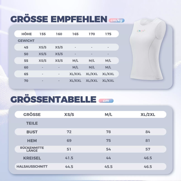 ROCKBROS | TVI Damen Radtrikot – Ärmelloses Unterhemd, atmungsaktive Radsport-Funktionsweste